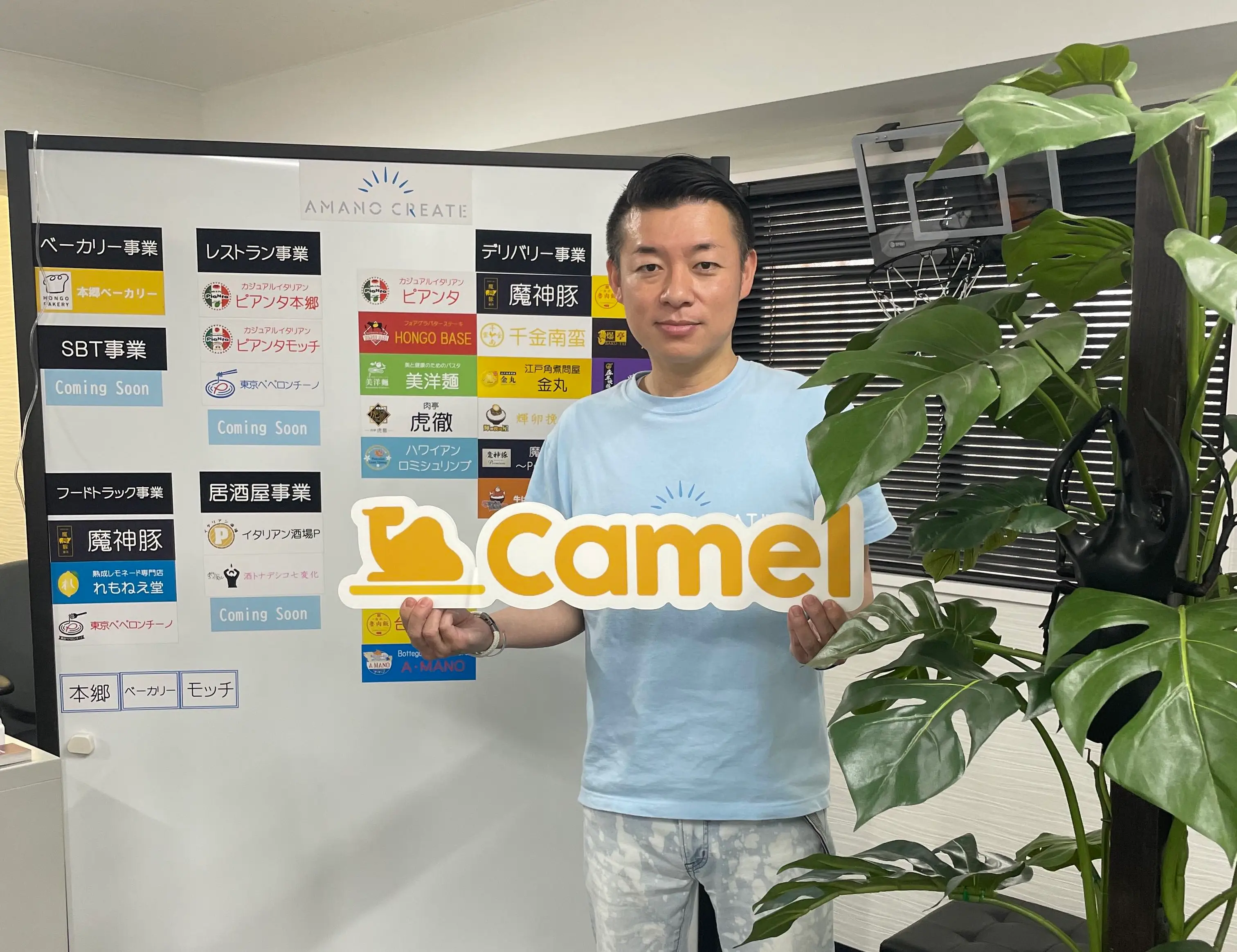 Camel導入により人件費削減と、イートインとデリバリー事業の両立を実現